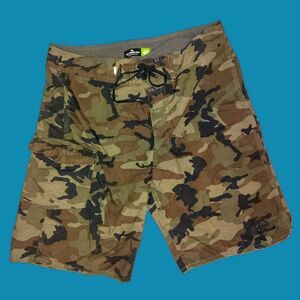 Quiksilver Everyday Solid 20" Boardshorts Camo Waist 31 RN 114199 Surfer Swim